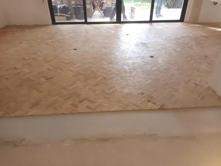 sols fini en carreaux terre cuite 