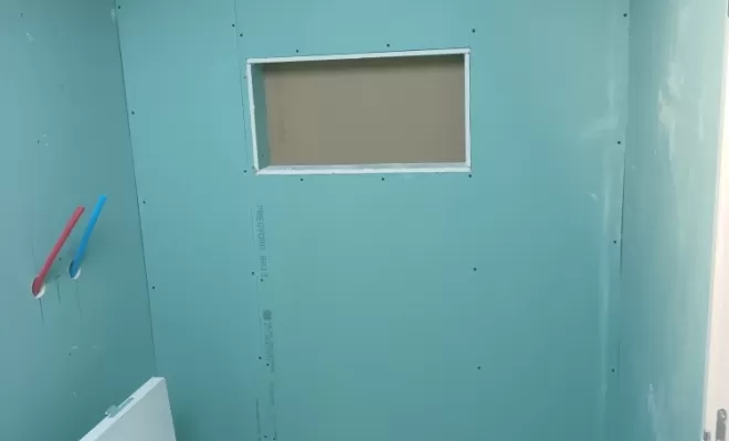 création de niche dans le douche 