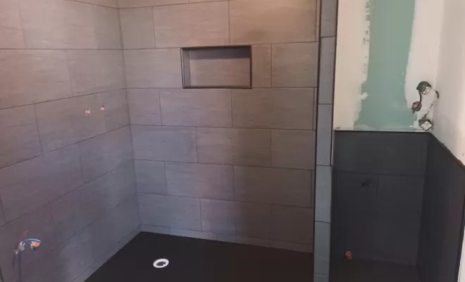 pose de carrelage douche