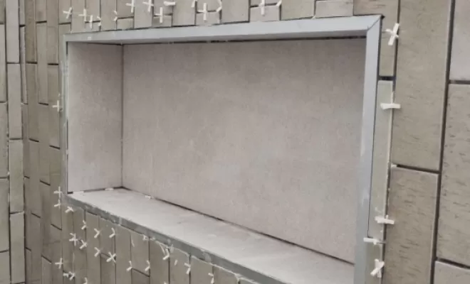 douche en carrelage