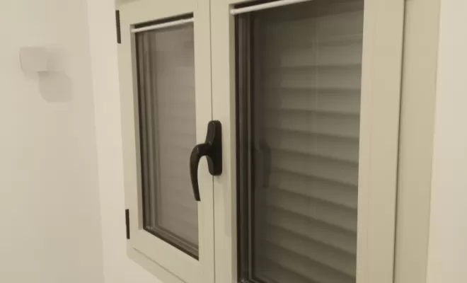 fenêtre avec volet électrique 