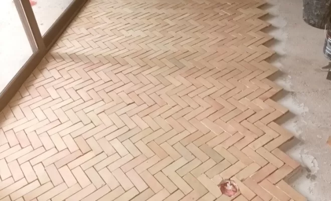 pose de carreaux terre cuite