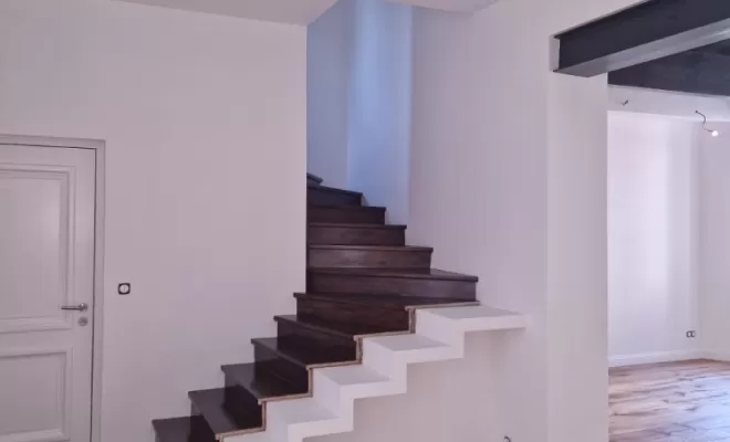 travaux de escalier terminée